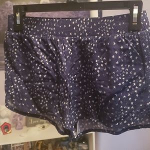 Hollister Navy and Star Patterned Shorts